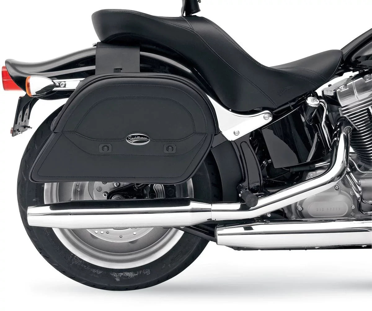 Saddlemen 3501-0307 Cruisn Slant Saddlebag - Throw Over - Large