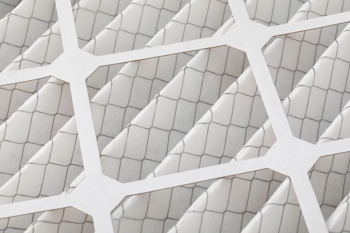 10X10x1  11,  1000 Pleated Furne 1" Air Filters By Pamlico. Case Of 12. Size: 9-1/2  9-1/2  3/4