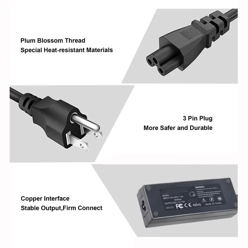 '-Geek 135W  Adapter Charger Power Cord for Lenovo Legion  -15IKB -15IKBN