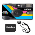 Ilford Ilfocolor Rapid Retro Single Use Camera + Lens Cap Holder