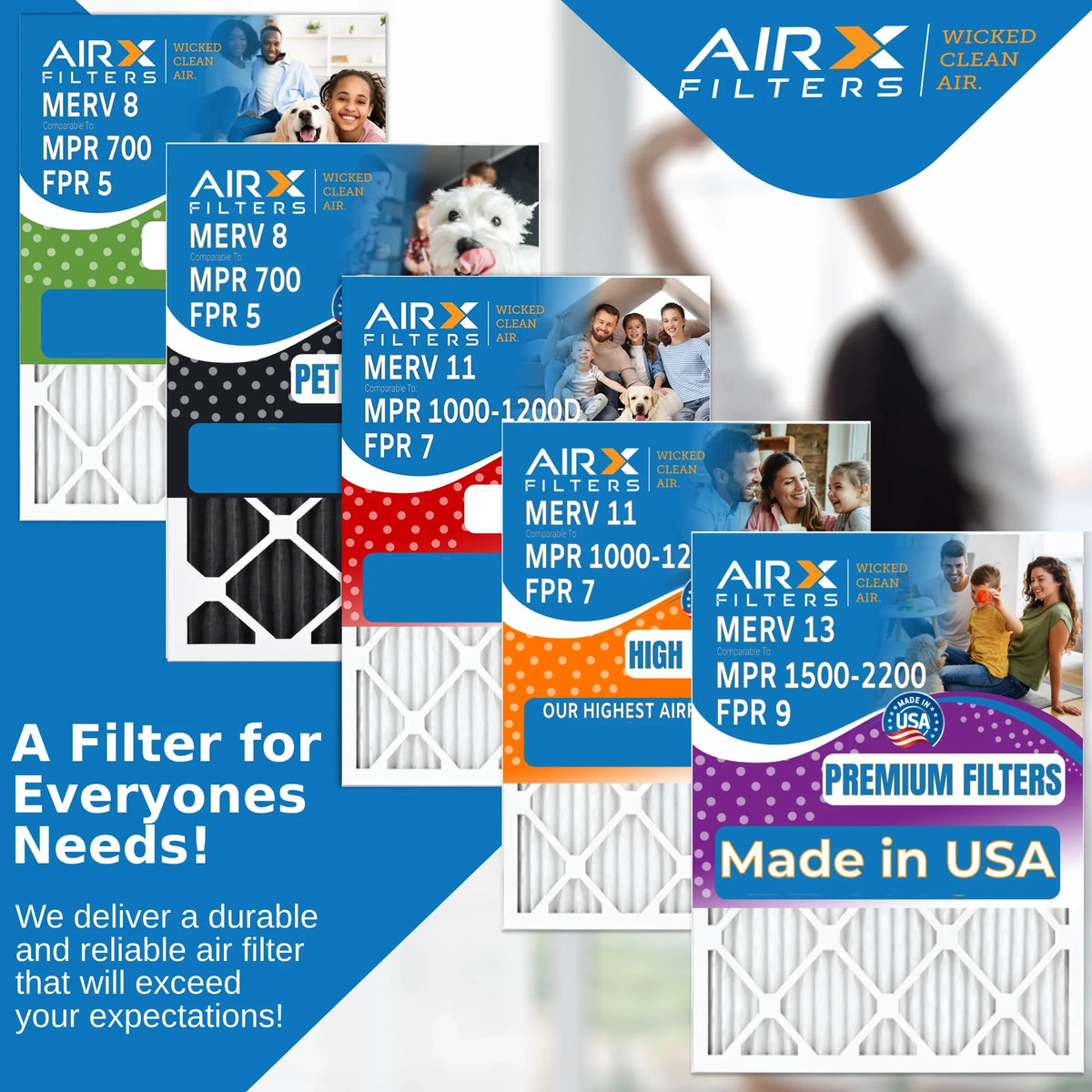 14x24x1 Air Filter  8 Comparable to  700 &  5 Electrostatic Pleated Air Conditioner Filter 6 Pack   Premium  Made 14x24x1 Furnace Filters by     .
