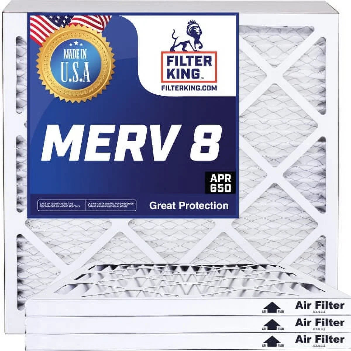 Filter King 9x49x1a Air Filter | 4- |  8  Pleated / Furnace Filters |    | Actual Size: 9 x 49 x .75"