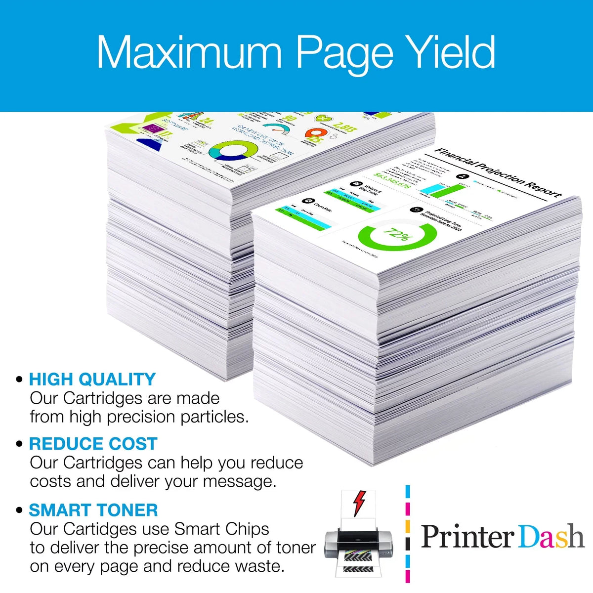 PrinterDash Replacement for Stylus Photo  Inkjet Combo Pack (////////) (. 157) (-)