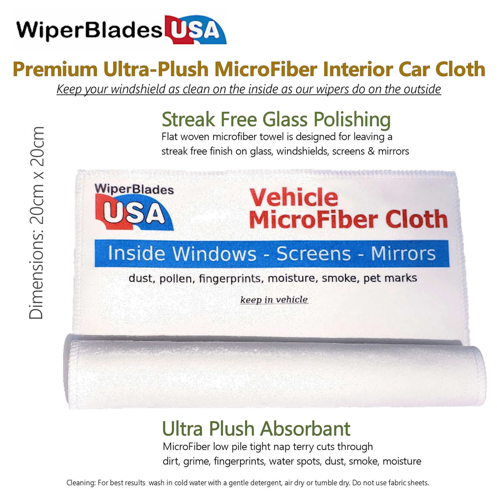 2019 Cadillac  Beam Blade Wipers (Set of 3) w/Rear Wiper