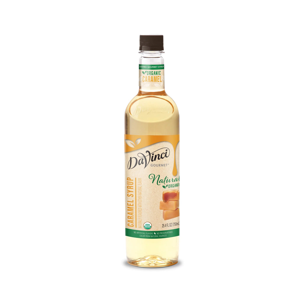 DaVinci Gourmet Organic Caramel Syrup, 750 ml
